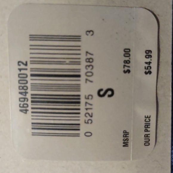 Levis Women's vest blue with dark blue polka dots, size small. - Picture 9 of 9